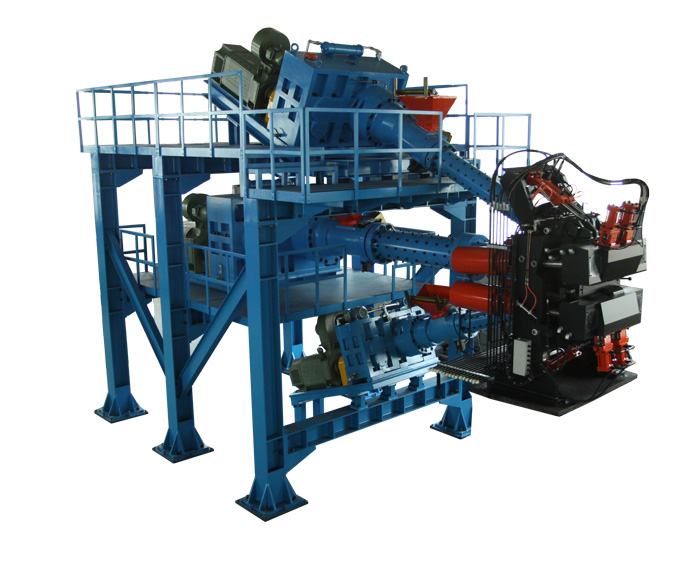 XJF-200×150×120銷(xiāo)釘式冷喂料復(fù)合擠出機(jī)組