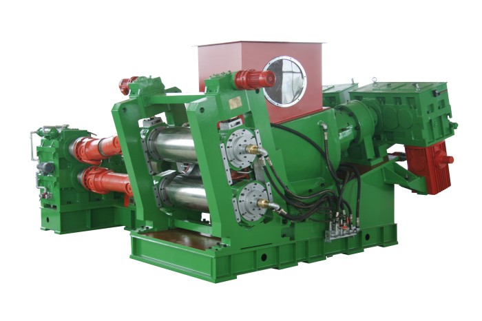 雙螺桿擠出壓片機.前