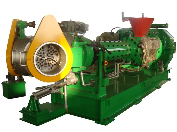 XJDL-250×12D銷釘式冷喂料過濾擠出機（雙門內切式過濾機頭）