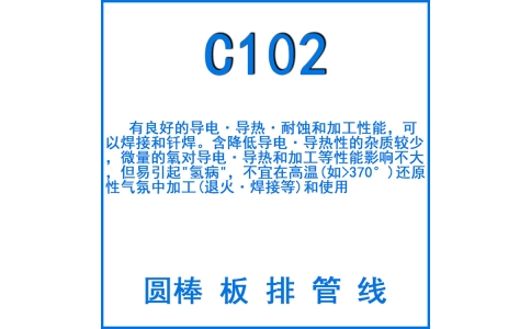 C102無(wú)氧銅